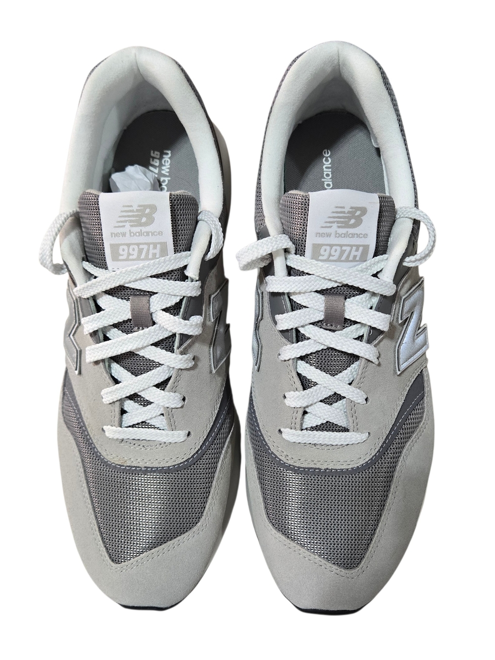 New Balance 997H Marblehead Silver Gray Suede Casual Lace Up Men's Sneakers 13
